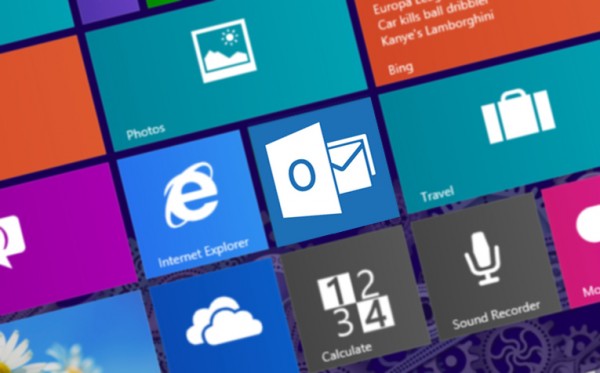 microsoft outlook app windows 8