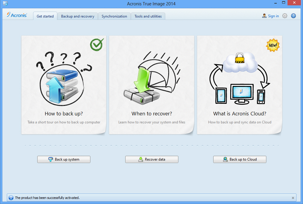 how to backup pc with acronis true image 2013