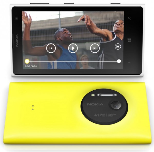 Nokia Lumia 1020 White Yellow