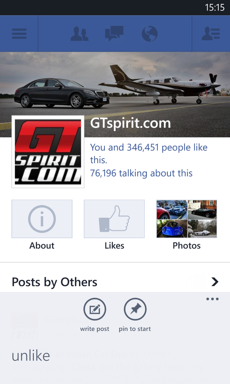 Windows Phone 8 Facebook Beta unlike unfriend