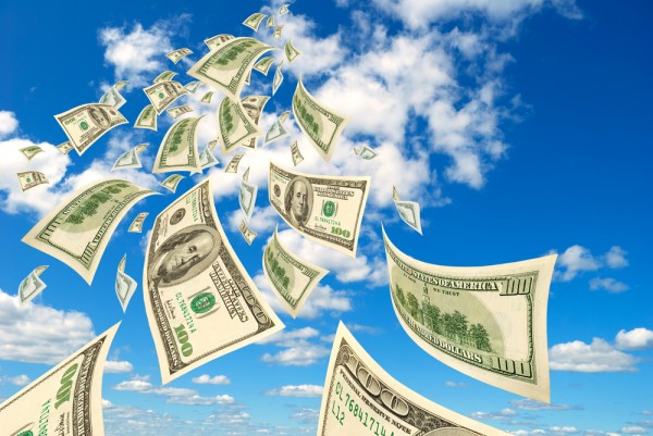 cloud money dollars