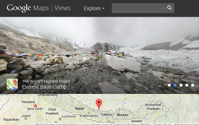 google maps and views