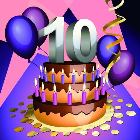 10 cake