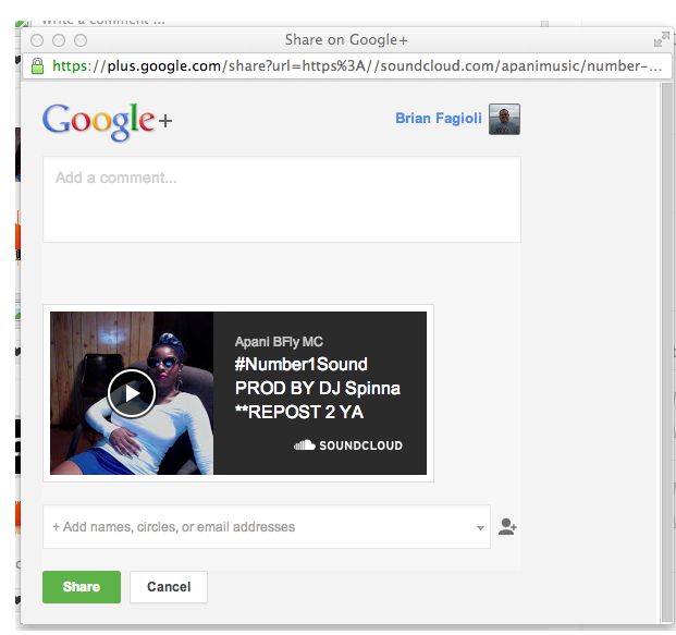 Google Plus music