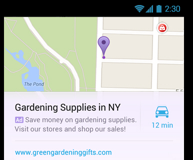 google maps ads