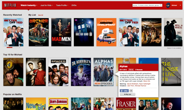 netflix my list