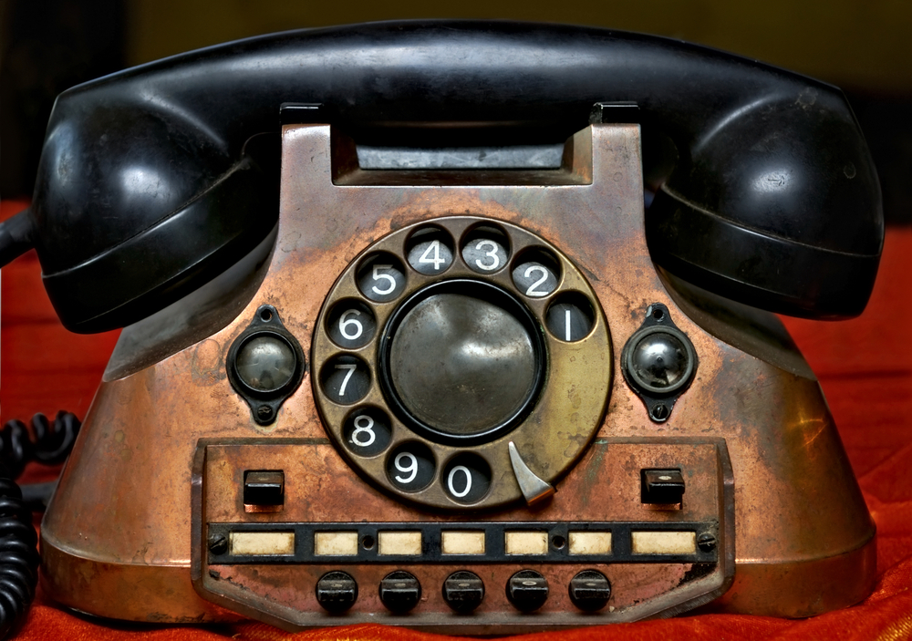old dial phone