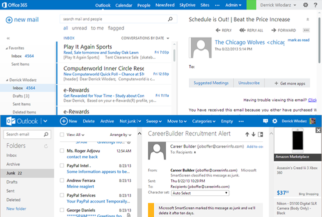 outlook office 365 mail