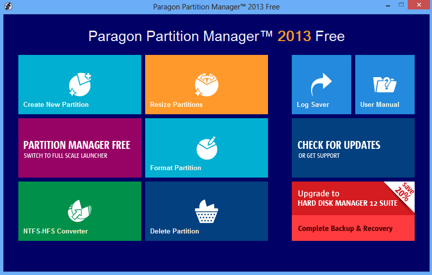 paragon partition manager pro