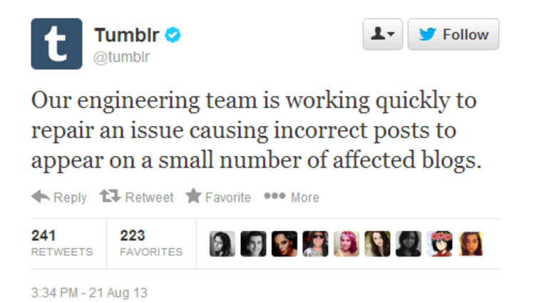 tumblr twitter response