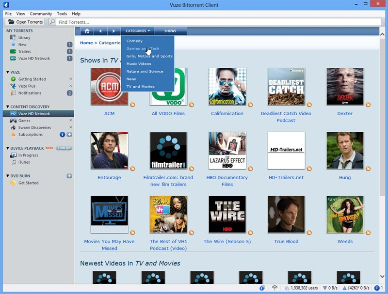 vuze bittorrent client