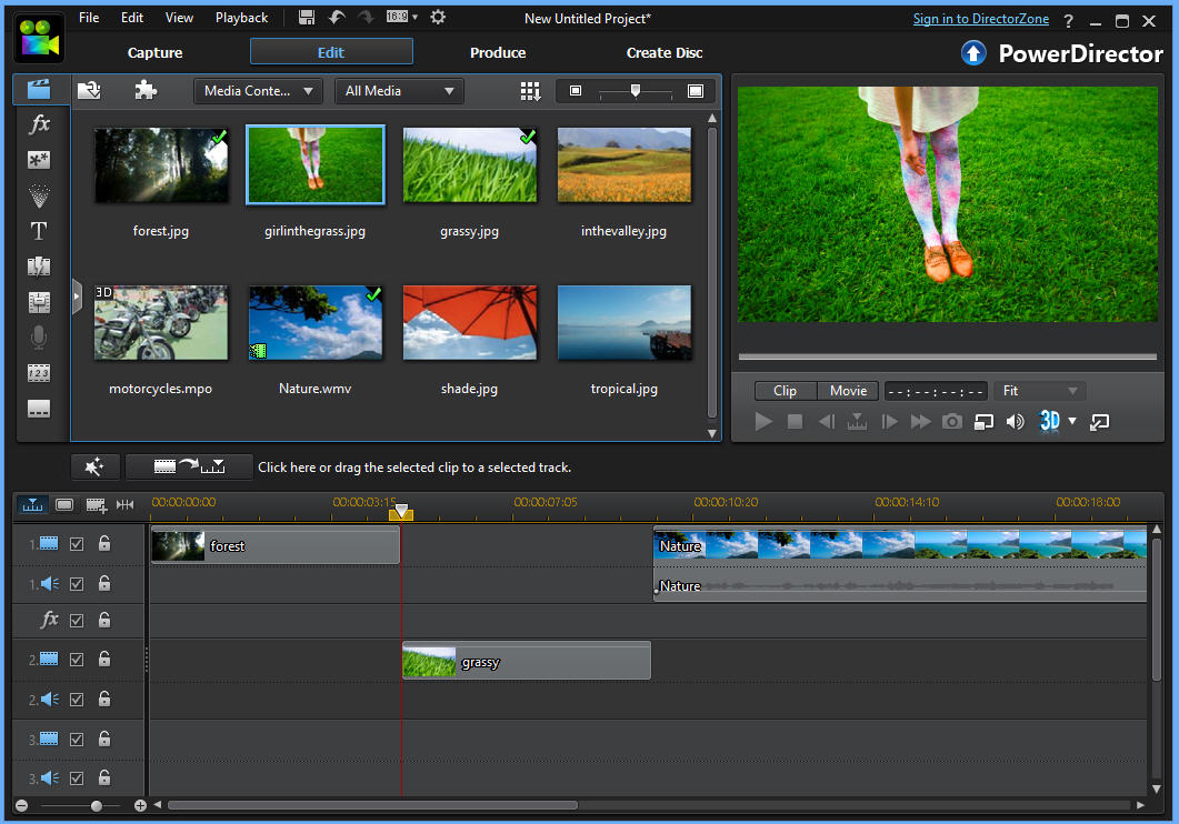 power director video editor