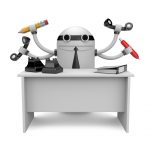 robot office worker