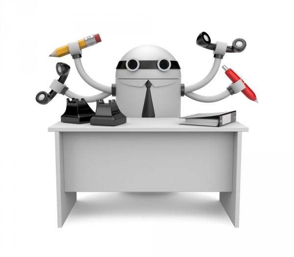 robot office worker