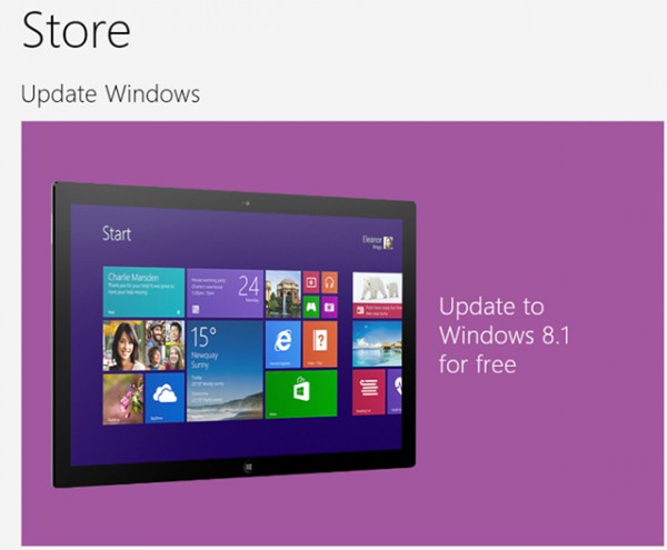 windows 8.1 update to windows 10