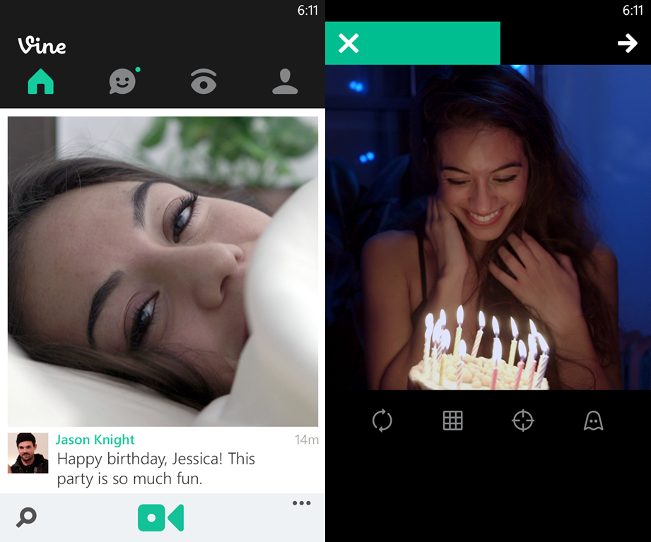 Vine Windows Phone 8