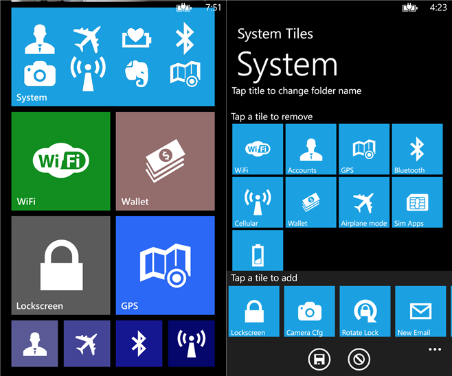 turn off live tiles windows phone