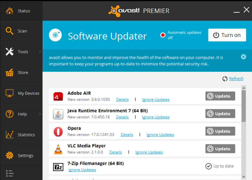 avast premier blocking port