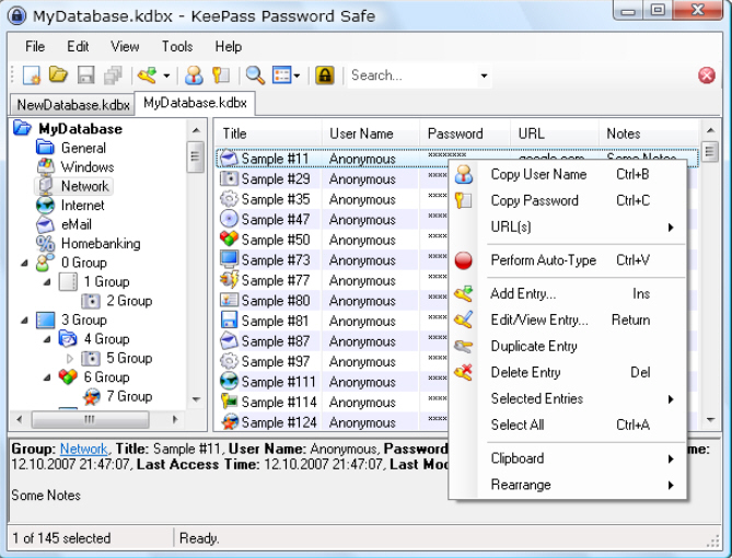 keepass kdbx