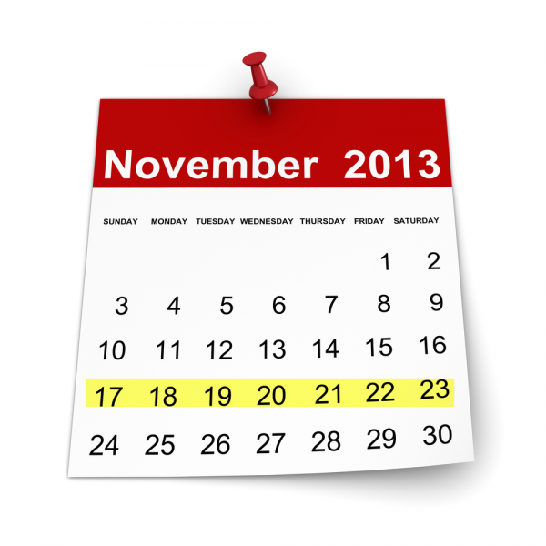 november calendar