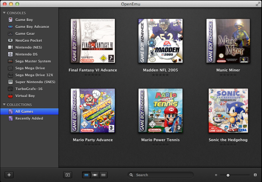 openemu games for mac