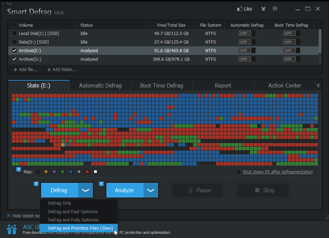 download the last version for android IObit Smart Defrag 9.0.0.307