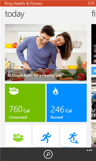 Bing Health & Fitness launches in beta on Windows Phone