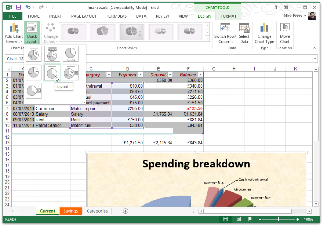 office excel 2013