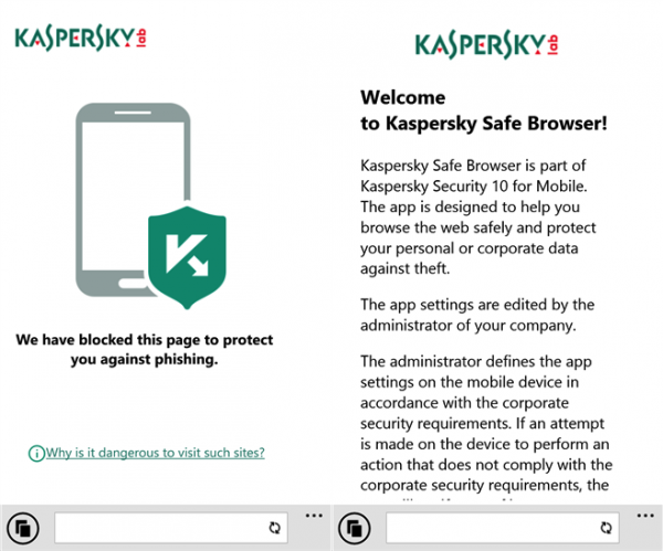 Kaspersky Launches A Safe Windows Phone Browser Betanews