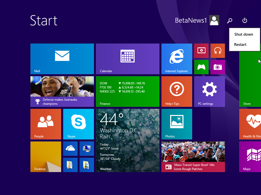 windows 8 update