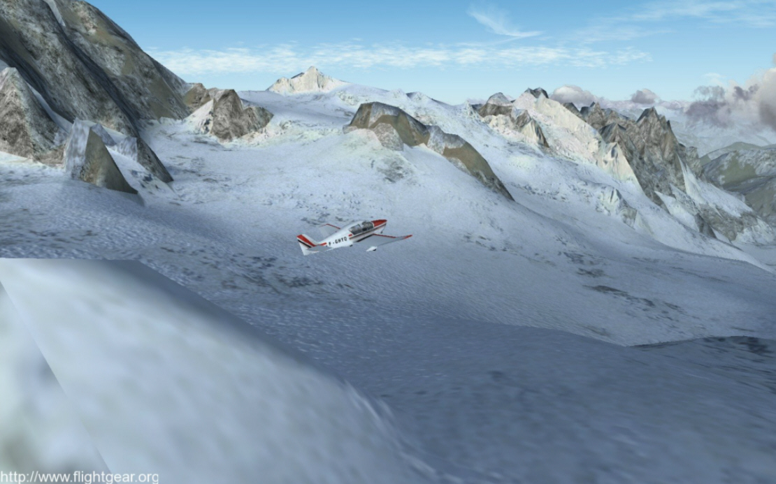 flightgear loading scenery