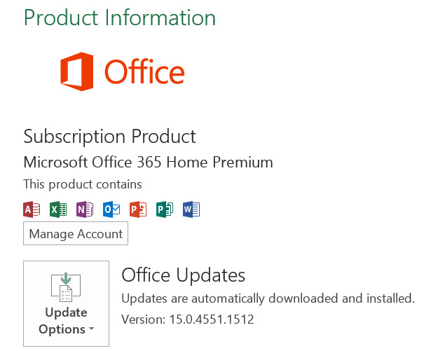 how to see if i have microsoft office updates