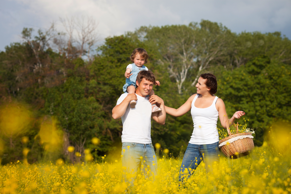 family-outside-nature