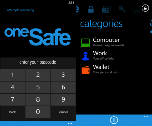 onesafe for android login