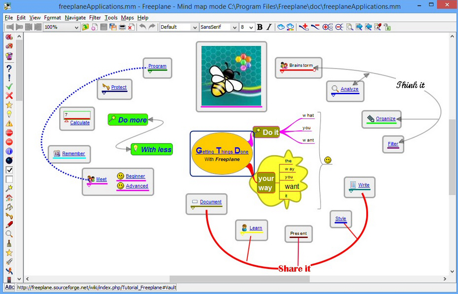 Freeplane: a versatile brainstorming tool