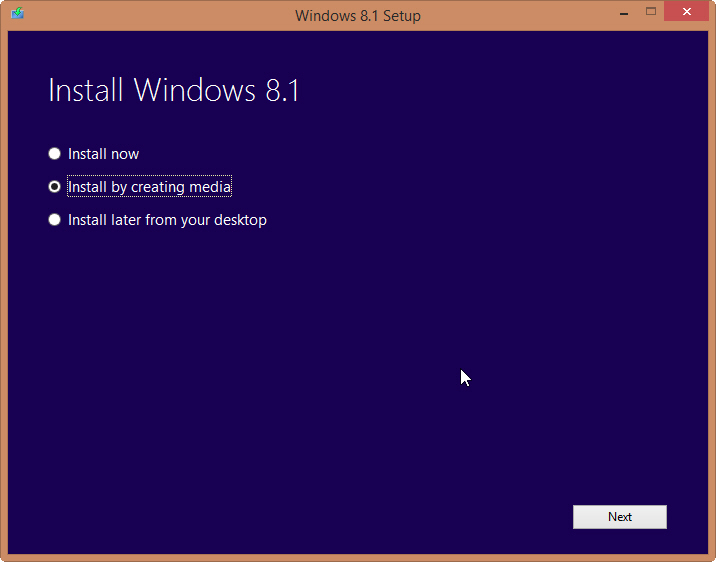 How to download and install the Windows 8.1 ISO -- using a Windows 8 or