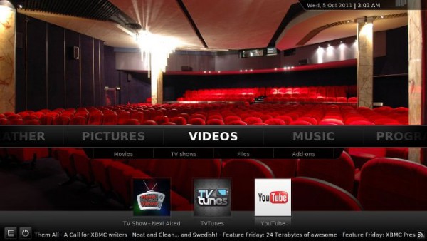 xbmc-eden-home-screen