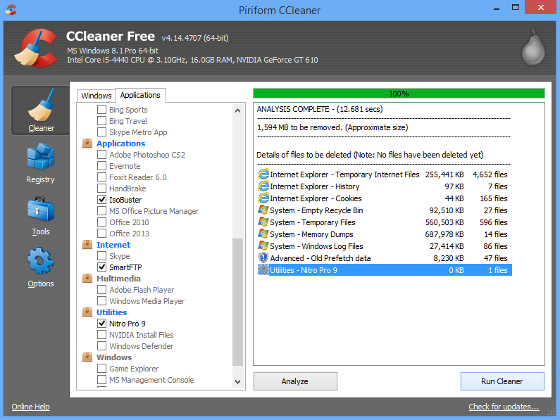 ccleaner 64 bits download softonic