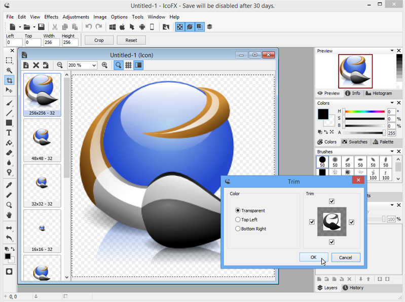 icofx - The Professional Icon Editor