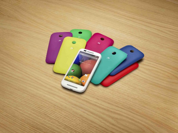 Motorola Moto E with Shells