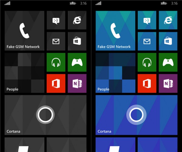 layout android color background set with Windows of homescreen your look Change 8.1 Phone the