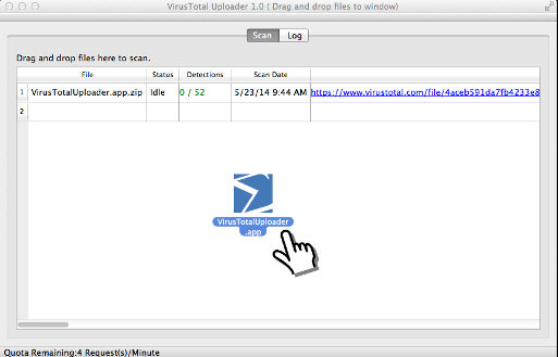 virustotal uploader for mac