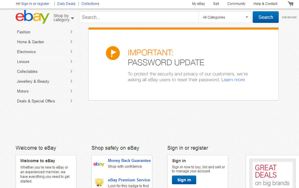 How not to handle a security breach, the eBay way