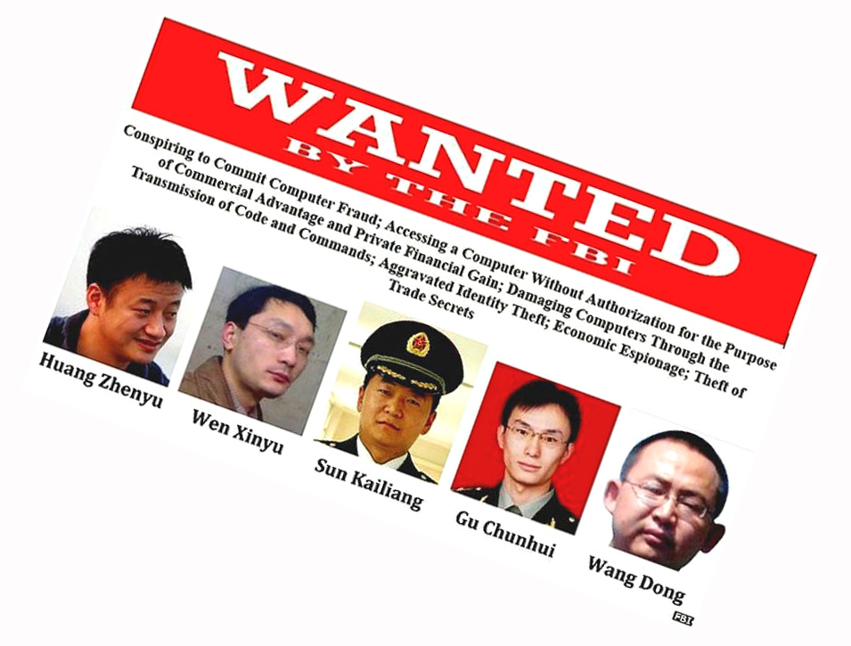How five Chinese hackers stole secrets from some of America's largest companies