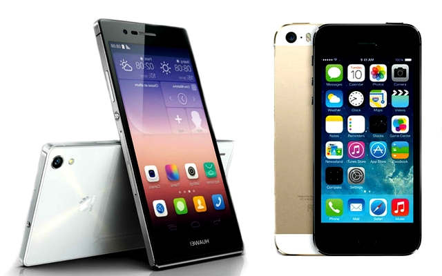Huawei p7 vs iphone 6