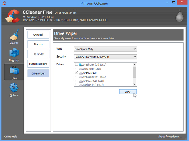 ccleaner download windows 7 64bit