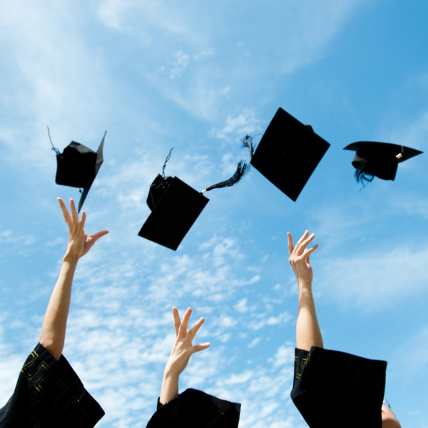 Mortar boards cloud education