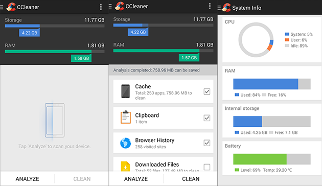 download the new version for android CCleaner Professional 6.15.10623