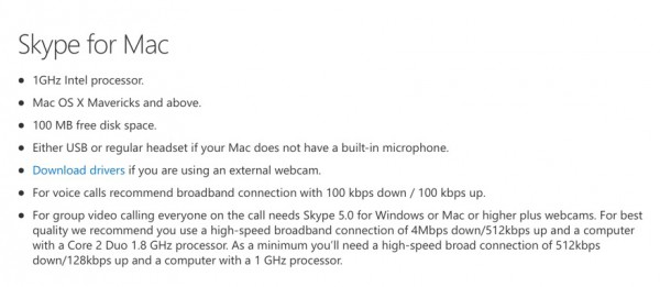 skype for mac mavericks download