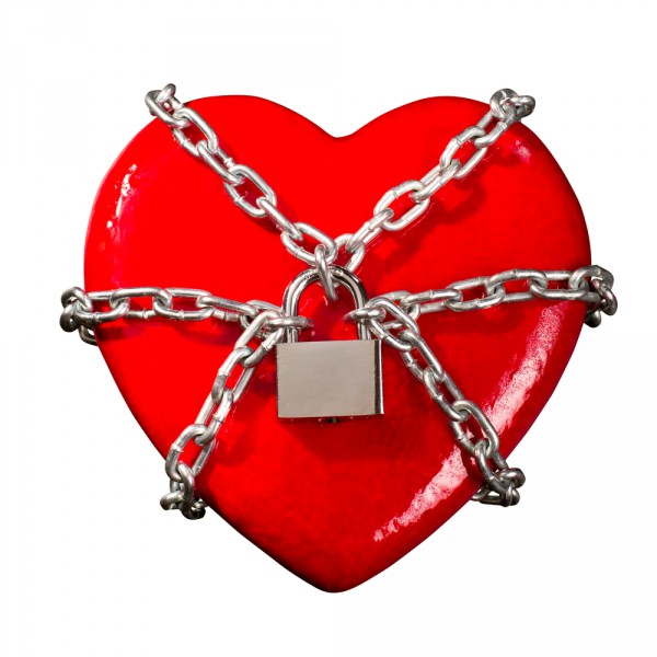 padlocked heart